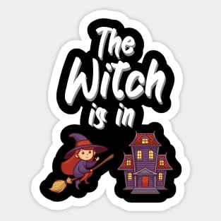 The witch is in Sticker